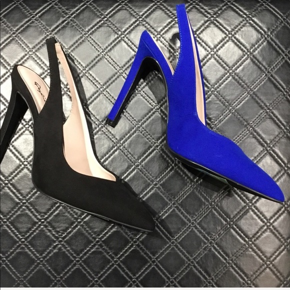 🔥 Qupid classic slingback black pump 4” heel 🔥 - Picture 3 of 4